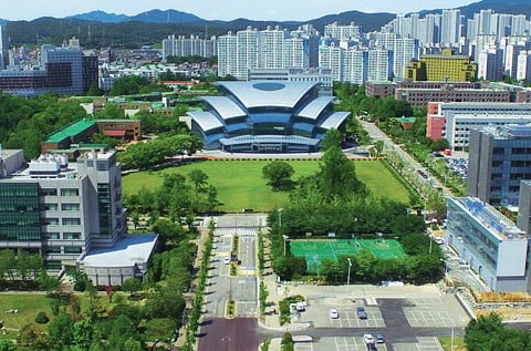 view from the sky of Sungkyunkwan University (SKKU)
