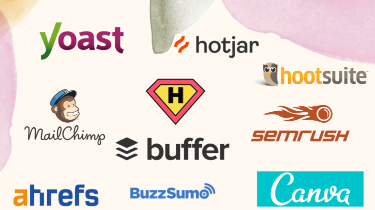 logos of 10 the best online marketing tools